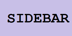 Sidebar